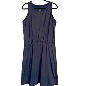 Prana Dress SzXL Black Built-in Bra Active Casual Athleisure Sleeveless